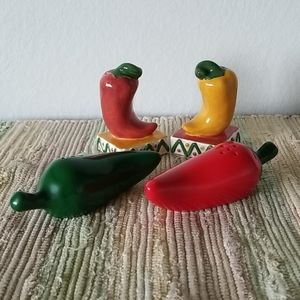 Ceramic Salt & Pepper Shakers